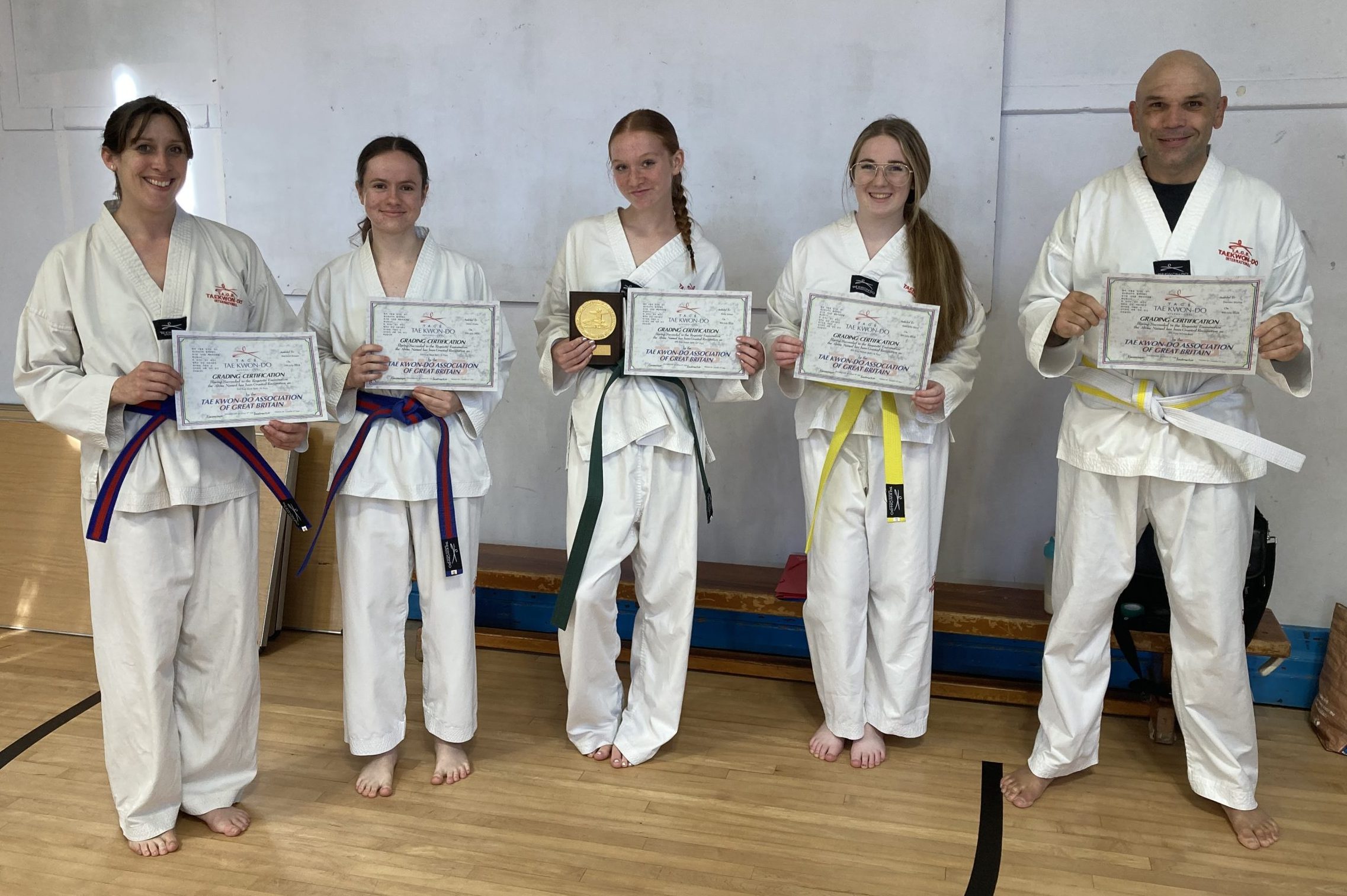 Lewes Taekwondo students in class
